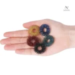 Stimulation des points d'énergie avec anneaux colorés