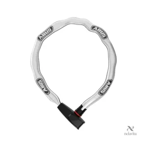 Antivol Chaîne Vélo ABUS avec Cadenas Haute Sécurité – Protection Renforcée et Housse Blanche Anti-Rayures
