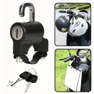 Antivol Moto avec support casque et serrure universelle