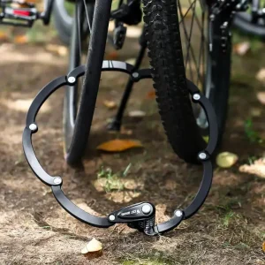 Serrure de sécurité résistante avec clé, antivol pour vélo pliable