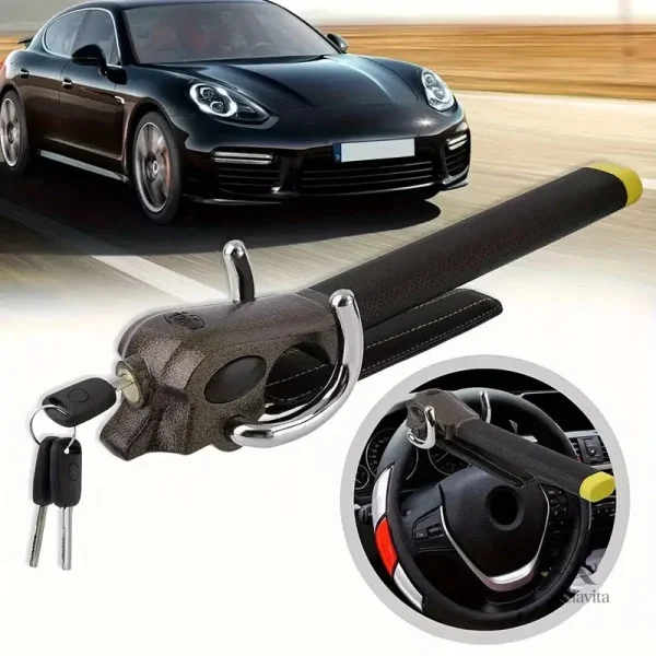Antivol renforcé pour voiture, facile à installer et utiliser