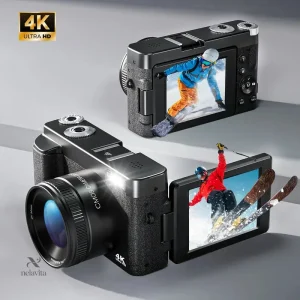 Appareil photo numérique 4K UHD avec écran rotatif