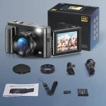 Caméra HD idéale pour vlogs et captures sportives