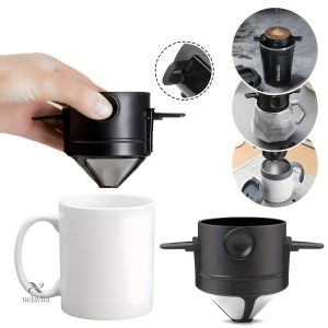 Cafetière inox pratique pour un café en déplacement
