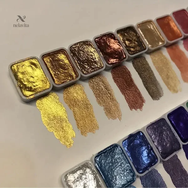 Peintures à effet brillant pour scrapbooking et illustration