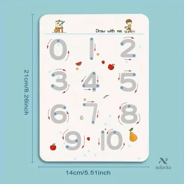 ardoise-effacable-d-apprentissage-des-chiffres-trace-des-6pttfx-1 Ardoise d'apprentissage des chiffres pour enfants Montessori
