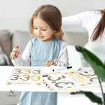 Outil éducatif effaçable pour tracer les nombres de 0 à 10