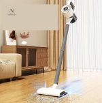 Aspirateur blanc idéal pour sols et meubles