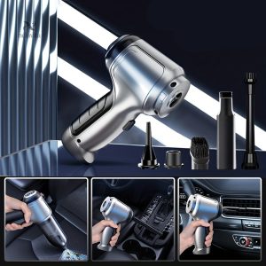 Modèle 2-en-1 : aspirateur et balai pour toutes surfaces