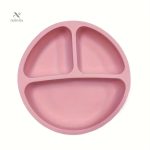 Assiette anti-BPA pour enfants en silicone flexible