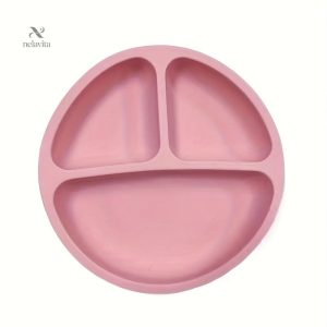 Assiette anti-BPA pour enfants en silicone flexible
