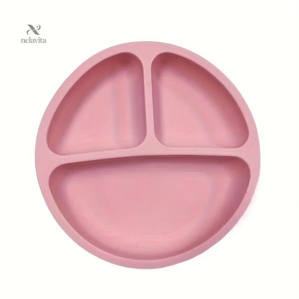 Assiette anti-BPA pour enfants en silicone flexible
