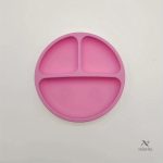 Assiette silicone avec ventouses, idéale pour enfants