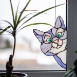 Sticker étanche à motif de chat pour fenêtres