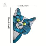 Sticker fenêtre décoratif pour amoureux des chats