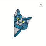 Habillage de fenêtre avec design de chat