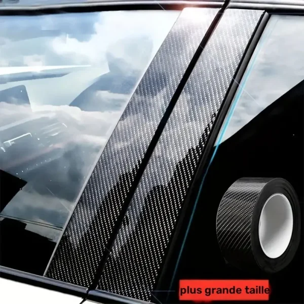 Décoration auto avec film vinyle carbone, résistant et stylé