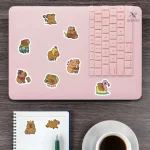 Stickers mignons Capybara pour personnaliser votre ordinateur