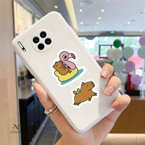 Stickers pour ordinateur portable, design Capybara adorable