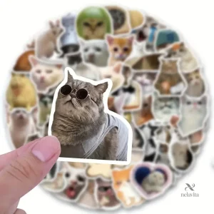 Autocollants Chats Amusants - Stickers Vinyle Humoristiques