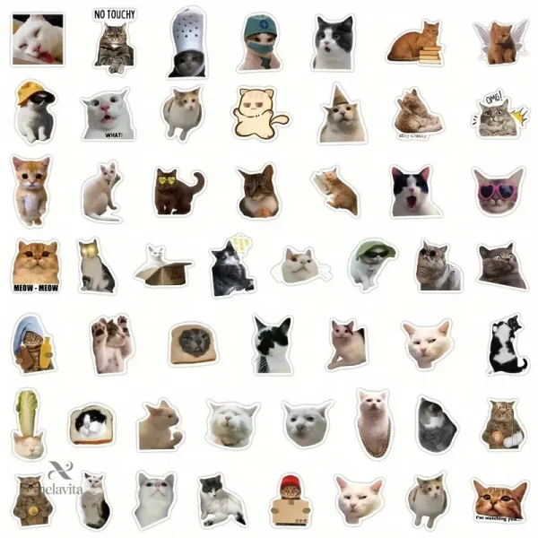 Autocollants de chats pour personnaliser votre journal décoratif