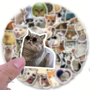 Autocollants Chats Drôles – Stickers Amusants pour Ordinateur