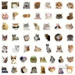Stickers Chats Drôles Idéaux pour Ordinateurs et Accessoires
