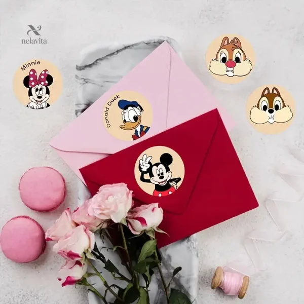 Autocollants amusants Mickey, Minnie, et leurs amis