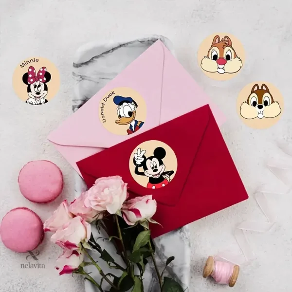 Autocollants pour ordinateurs avec personnages Disney emblématiques