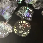 Papillon holographique design pour décoration créative