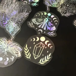 Papillon holographique design pour décoration créative