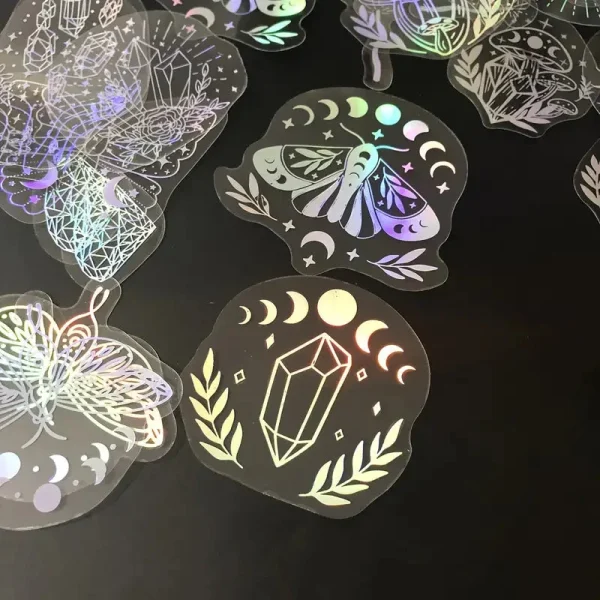 Papillon holographique design pour décoration créative