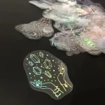 Stickers pour ordinateur avec effets lumineux et magiques