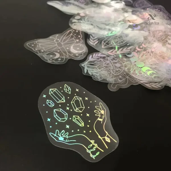 Stickers pour ordinateur avec effets lumineux et magiques