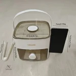 Presse pour glaçons avec design empilable et rangement