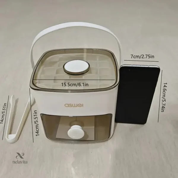 Presse pour glaçons avec design empilable et rangement