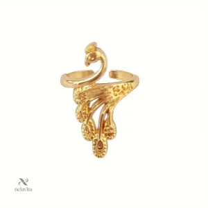 Bague Ajustable Style Vintage en Métal Argenté – Accessoire Élégant pour Passionnés de Tricot et Crochet