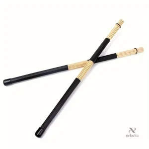 Baguettes Hot Rods en Bois pour Batterie – Baguettes Anti-Bruit Idéales pour Entraînement et Performances Douces