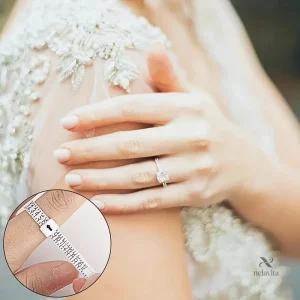 Outil de mesure de doigt en plastique pour bijoux