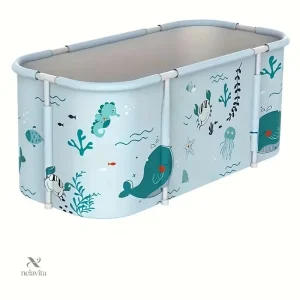 Baignoire Pliable Grande Capacité pour Détente à Domicile