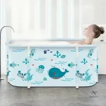 Baignoire Spacieuse Pliable, Pratique et Économique