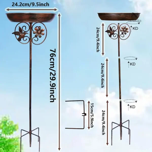 Décoration de jardin pour attirer les oiseaux sauvages