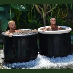Bassin d'eau glacée pliable pour cryothérapie