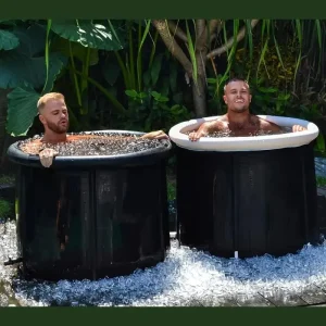 Bassin d'eau glacée pliable pour cryothérapie