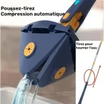 Serpillère efficace avec essorage automatique