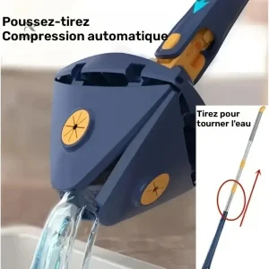 Serpillère efficace avec essorage automatique