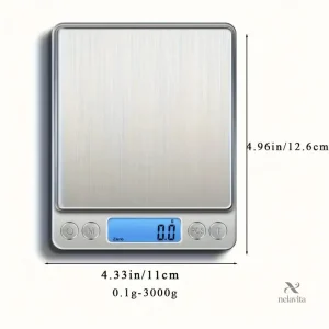 Balance de Cuisine Électronique 3000g avec Écran LCD