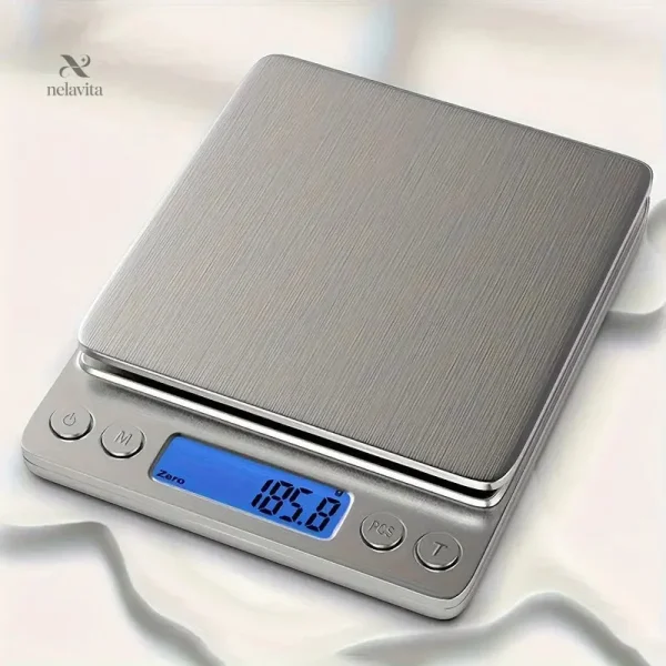 Balance de cuisine compacte avec grand écran LCD