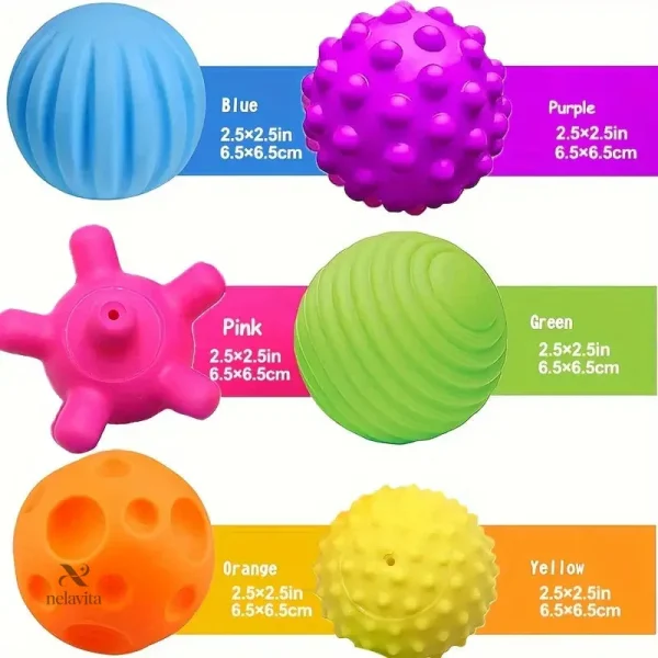 Jouets colorés pour stimuler la motricité et les sens