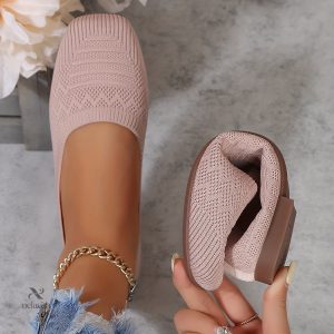 Ballerines tressées femme - Décontractées pour intérieur et extérieur